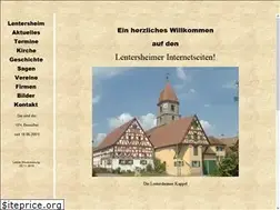 Sites similar to lentersheim.de
