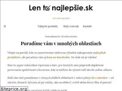 Sites similar to lentonajlepsie.sk