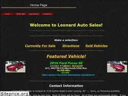 Sites similar to leonardautosales.com