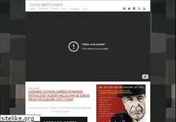 Sites similar to leonardcohen.com