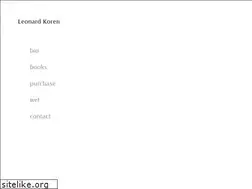Sites similar to leonardkoren.com