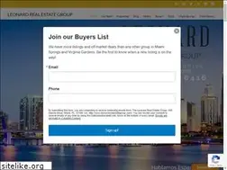 Sites similar to leonardrealestategroup.com