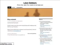 Sites similar to leondekkers.wordpress.com