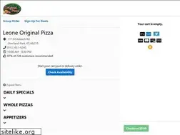 Sites similar to leoneoriginalpizza.com