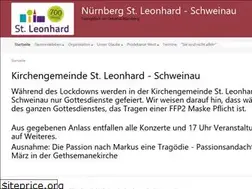 Sites similar to leonhard-schweinau.de