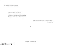 Sites similar to leonhardschilbach.de