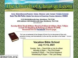 Sites similar to leonichurchofchrist.com