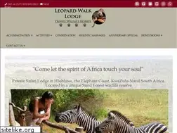 Sites similar to leopardwalklodge.co.za