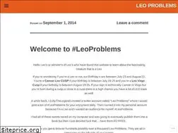 Sites similar to leoproblems.wordpress.com