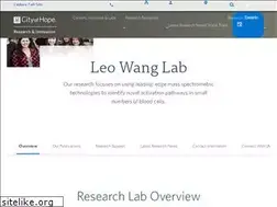 Sites similar to leowanglab.org