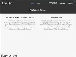 Sites similar to leozqin.me