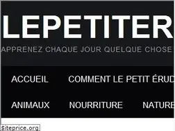 Sites similar to lepetiterudit.com