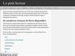 Sites similar to lepetitlecteur.fr