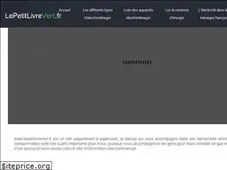 Sites similar to lepetitlivrevert.fr