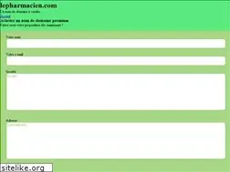 Sites similar to lepharmacien.com