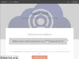 Sites similar to lepodcast.fr