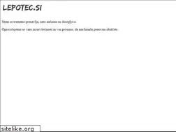Sites similar to lepotec.si