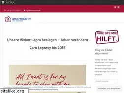 Sites similar to lepramission.de
