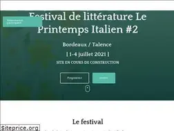 Sites similar to leprintempsitalien.fr