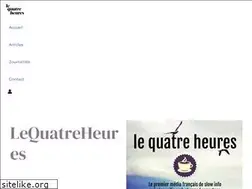 Sites similar to lequatreheures.com