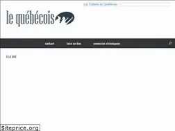 Sites similar to lequebecois.org