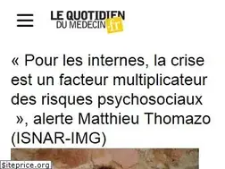 Sites similar to lequotidiendumedecin.fr