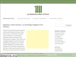 Sites similar to leradiateurbaindhuile.fr
