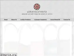 Sites similar to leratolethato.com