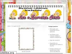 Sites similar to lereescrevercerto.blogspot.com