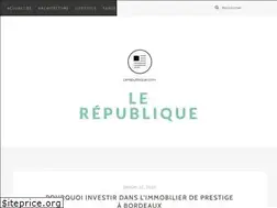 Sites similar to lerepublique.com