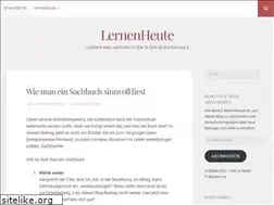 Sites similar to lernenheute.wordpress.com