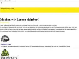 Sites similar to lernensichtbarmachen.ch