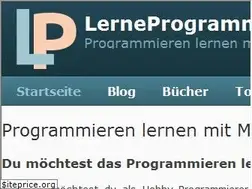 Sites similar to lerneprogrammieren.com