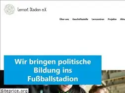 Sites similar to lernort-stadion.de