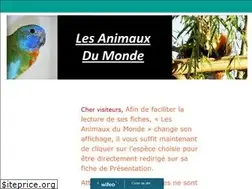 Sites similar to les-animaux-du-monde.wifeo.com