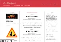 Sites similar to les-mathematiques.net