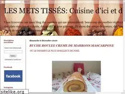 Sites similar to les-mets-tisses.com