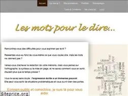 Sites similar to les-mots-pour-le-dire.ch