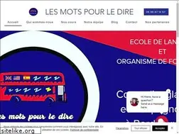 Sites similar to les-mots-pour-le-dire.org