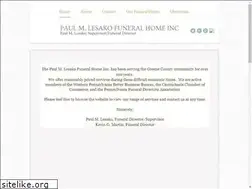Sites similar to lesakofuneralhomeinc.com
