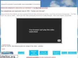 Sites similar to lesannoncesgratuites.net