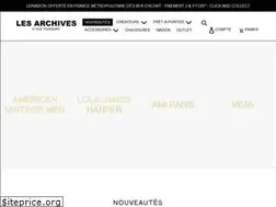 Sites similar to lesarchives-shop.com