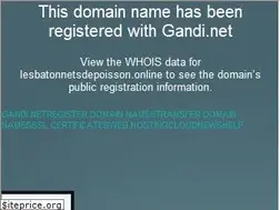 Sites similar to lesbatonnetsdepoisson.online
