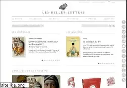 Sites similar to lesbelleslettres.com