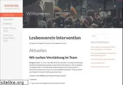 Sites similar to lesbenverein-intervention.de