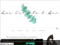 Sites similar to lescarnetsdana.com