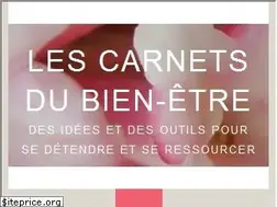 Sites similar to lescarnetsdubienetre.com