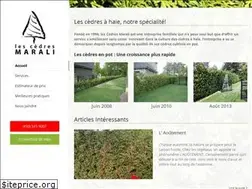 Sites similar to lescedresmarali.com