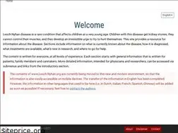 Sites similar to lesch-nyhan.org