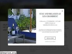 Sites similar to leschambres.co.za